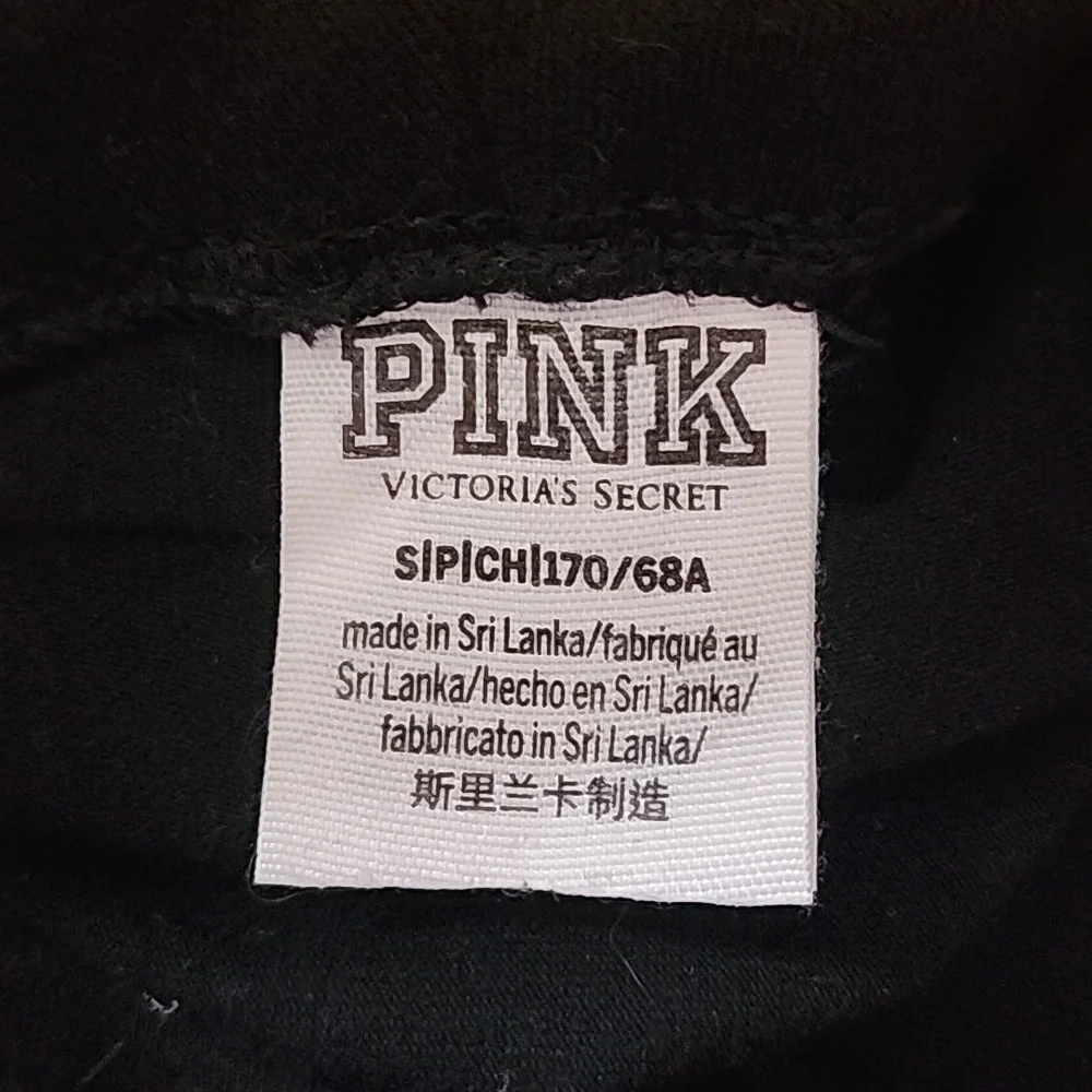 Hard To Find Pink VS White and Black Checkerd Leggings. Size: S - Picture 9 of 12